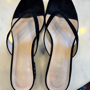 Pelle Moda Black Strappy Heels